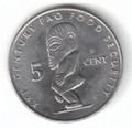 49001 Острова Кука. 5 центов. 2000 г. FAO.